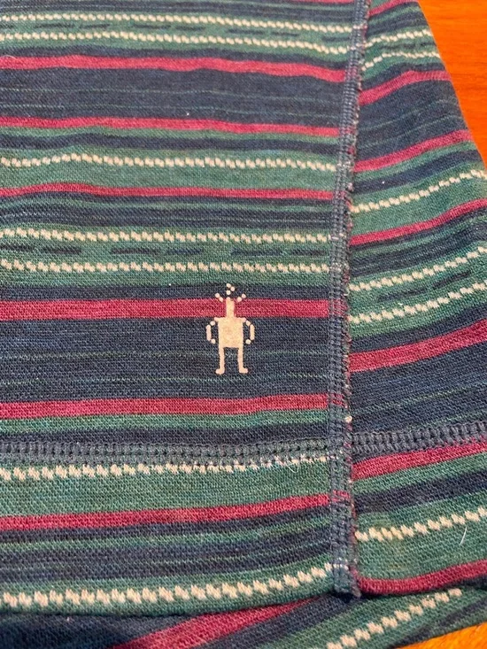 Smartwool Merino 250 long sleeve colorful striped base layer shirt size XL - Picture 4 of 5